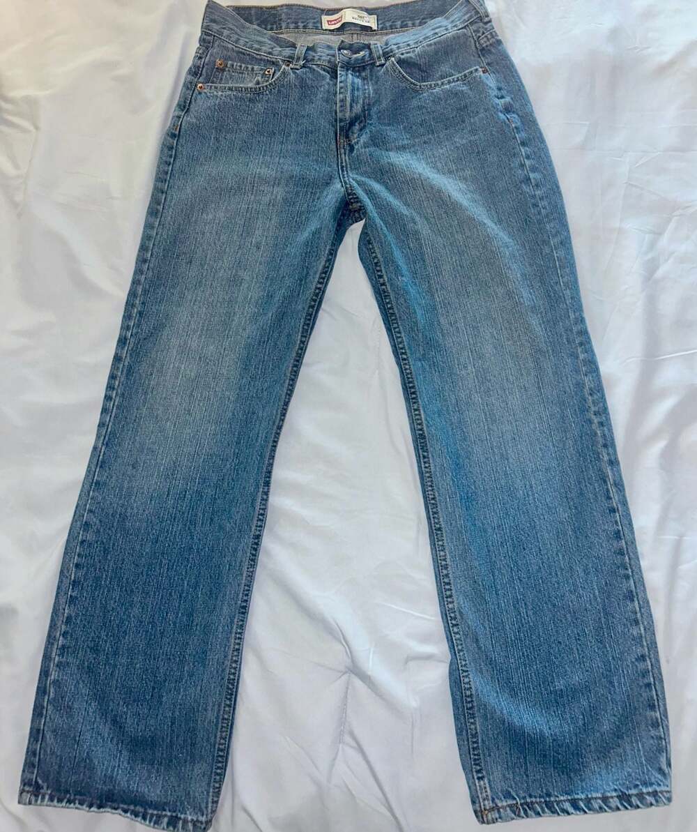 Vintage Levi's Jeans Men's 505 Straight Blue Faded Cotton Denim Tag 29x29